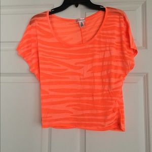 Neon crop top